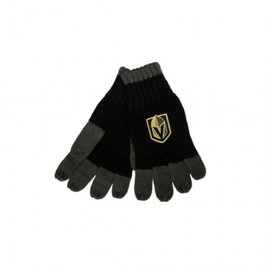 nhl, rukavice, knit, glove, las, vegas, golden, knights, junior